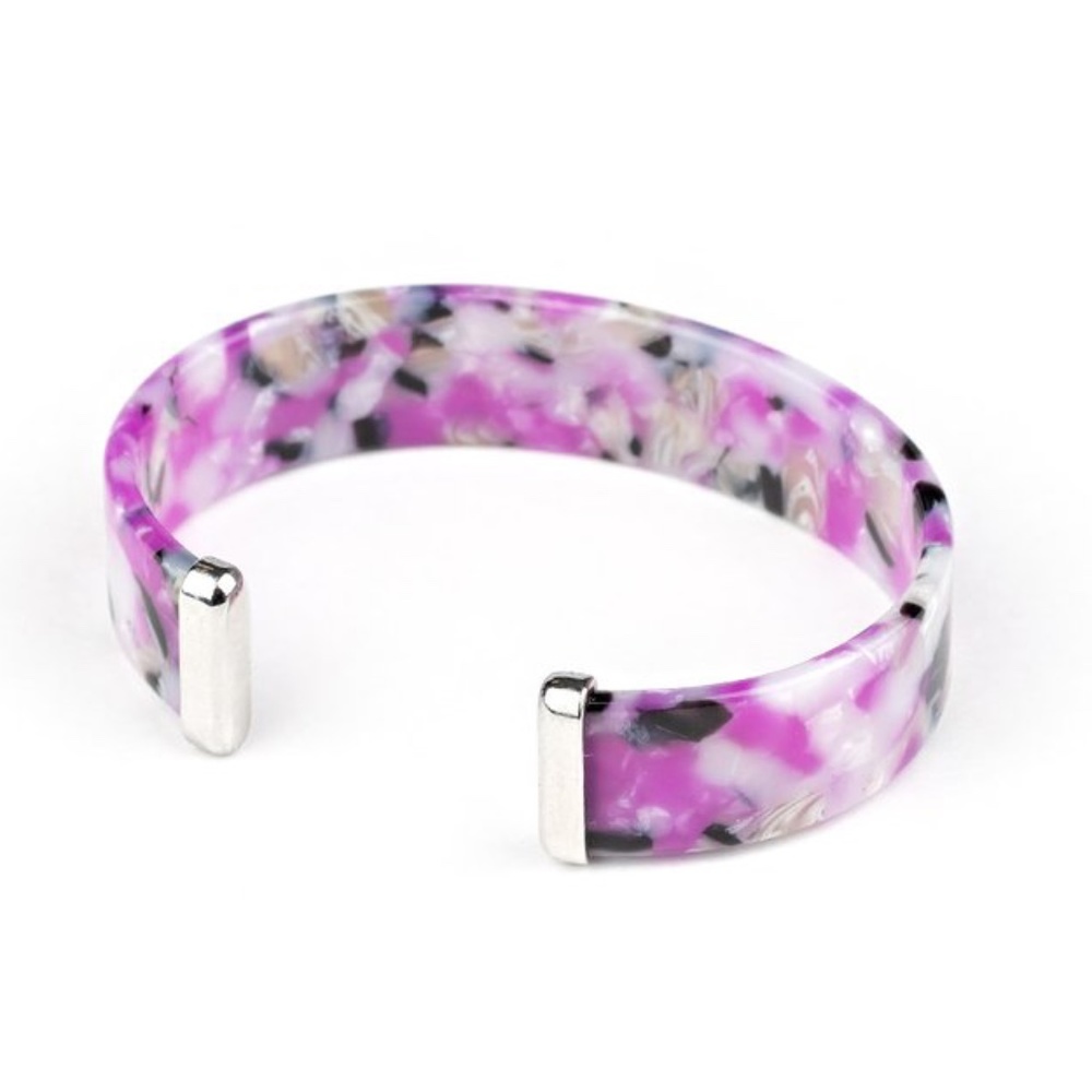 Tortoise Shell Acrylic Cuff Bracelet